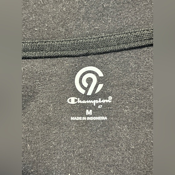 Champion Gray Hooded Jacket with Black Accents Women’s Size Medium - Picture 11 of 16